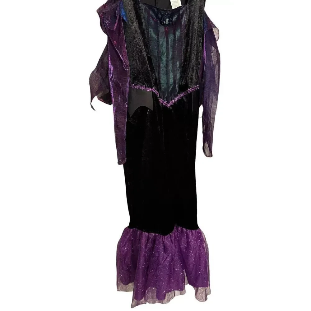 Disney Villains Kids Sleeping Beauty Maleficent Costume 10-12 L - Picture 6 of 6